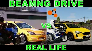Crash test | Beamng drive vs Real life #4