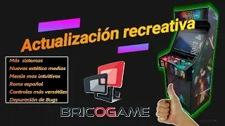 ACTUALIZACION MAQUINA RECREATIVA BRICOGAME, hyperspin mas completo más juegos arcade y emuladores