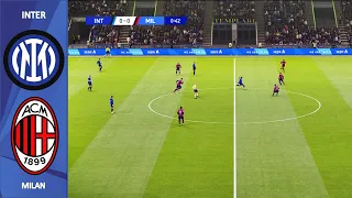 Highlights Inter v Milan | Lega Serie A 2021/22 |  Realistic Gameplay