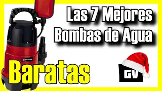 💧💥 7 MEJORES Bombas de Agua Sumergibles BARATAS de Amazon [2024]✅[Calidad/Precio] Sucias / Limpias