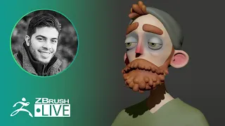 ZBrush Guides: Create a Stylized Man with Beard #withme - Pablo Muñoz Gómez - Part 1