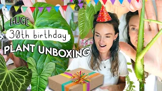 Huge Birthday PLANT HAUL 🥳 Wishlist Plant Unboxing 🌿