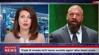 Triple H reveals he’ll ‘never wrestle again’ after heart scare