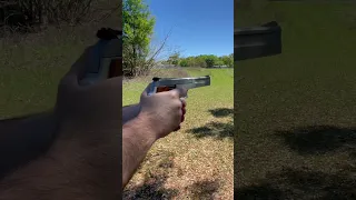 S&W 622. Testing at 25-30 yards.