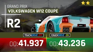 Asphalt 9 - VOLKSWAGEN W12 COUPE Grand Prix Round 2 - 2⭐ Touchdrive & Manual Laps - LIGHTHOUSE