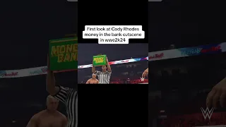 First look at Cody Rhodes money in the bank cutscene in wwe2k24