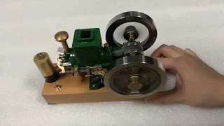 New Green Enjomor Hit and Miss Engine with Base - EngineDIY