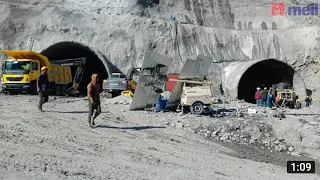 zojila tunnel project construction work Begins strategic importance