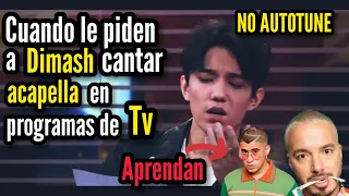 CUANDO A DIMASH LE PIDEN CANTAR A CAPELLA EN PROGRAMAS DE TV (RECOPILACIÓN)