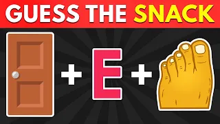 Guess The Snack by Emoji | Emoji Quiz