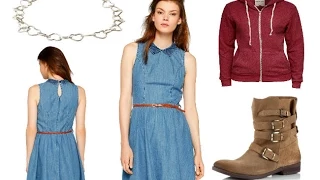 Jeanskleid mit Reißverschluss für Mädchen und Damen + Outfit Tipps