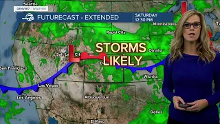 Storms for Friday, cooler & wet this weekend