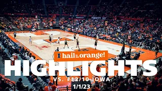 Illini WBB | Highlights vs. Iowa | 1/1/23