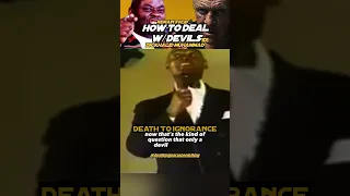 DR KHALID MUHAMMAD PUTS WHITE MAN / DEVIL IN PLACE !! MUST SEE DEBATE - DEFENDS FARRAKHAN