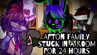 Afton family stuck in a room for 24 hours|| main au￼||•green olive•