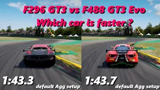 ACC 1.9 Ferrari 296 GT3 vs Ferrari 488 GT3 evo at Imola