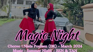 Magic night - Linedance | choreo by Niels Poulsen (DK) - March 2024