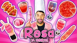 24 HORAS COMIENDO ROSA 🐷