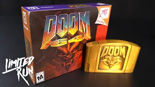 Limited Run DOOM 64 Classic Edition Unboxing - ( PS4 ) PS5 Gameplay Released 2021