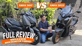 REVIEW MOTOR DUO YAMAHA XMAX 2023 VS XMAX LAMA WAJAR KAH HARGA NAIK 6JUTA OTR ? CEK DISINI YUK