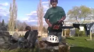 bike helmet vs chainsaw