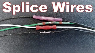 How to Splice Wires - How to Solder and How to Crimp Wire Connectors