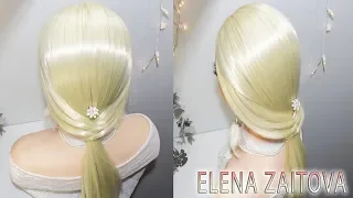 ПРИЧЁСКА ЛЕГКАЯ КОСА В ШКОЛУ|ПРИЧЕСКА НА 1 СЕНТЯБРЯ ТОП|Hairstyle for school on 1 September|Zaitova