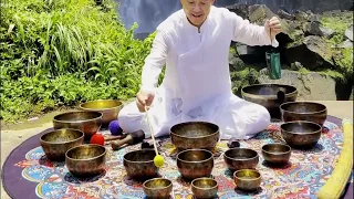 Balancing Your Aura with Tibetan Bowls#singingbowl#meditationmusic#soundbathssleep