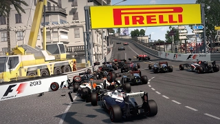 F1 2013 - Classic Mode & 2013 Crash Compilation #1