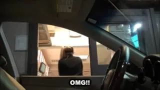 Invisible man drive thru Prank Car