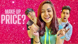 MY BROTHER GUESSES MY MAKEUP PRICE CHALLENGE | BABY QUEEN | Rimorav Vlogs presents RI Vlogs