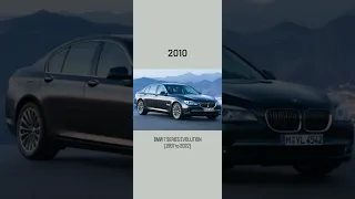 Evolution of bmw 7 series (1997 to 2022) #500subs #shorts