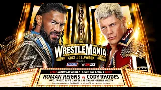 MONDAY NIGHT RAW |  WWE ROMAN REIGNS VS CODY RHODES