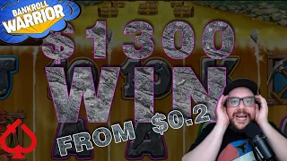 Wild Falls ULTRA BIG WIN! 🎰$0.40 spin wins $1,332.48🎰 Over 1000x Slot Win on Wild Falls