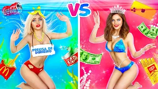 Menina Rica vs Menina Normal! Histórias Épicas Sobre Meninas Ricas e Meninas Pobres por RATATA BOOM