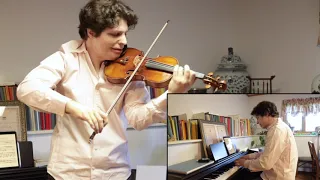 Augustin plays both parts of Kreisler's Caprice Viennois