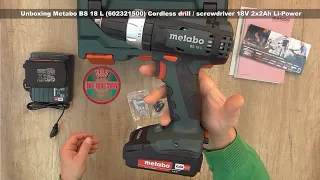 Unboxing Metabo BS 18 L (602321500) Cordless drill/screwdriver 18V 2x2Ah Li-Power - BoB The Tool Man