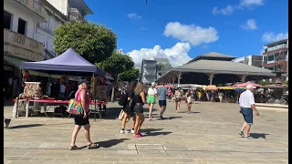 Guadeloupe walking on Pointe-à-Pitre streets