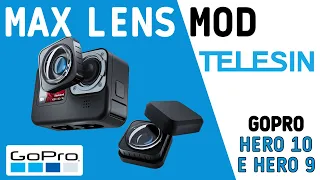 Max Lens da Telesin para GoPro Hero 9 e  Hero 10