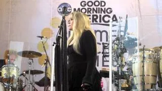 Stevie Nicks - Landslide and For What It's Worth Rehearsal for GMA 8/26/2011