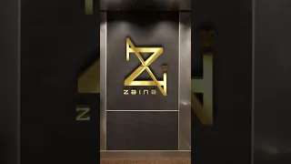 Zaina name logo design 🔥 comment your name for next? #shorts #youtubeshorts #treanding #logo #viral