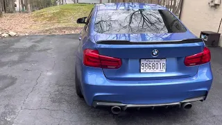 F30 335i straight pipe cold start