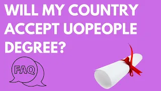 Is UoPeople Degree Accepted In My Country?