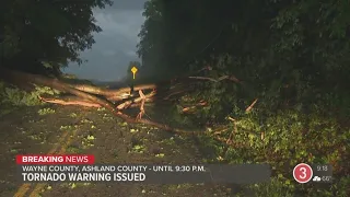 Northeast Ohio storm update: High winds cause tree damage in Huron County