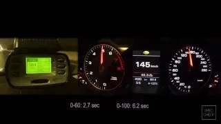 Audi Q5 2.0 TFSI Quattro 0-100 6.2 sec racelogic acceleration, 402m