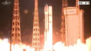 Liftoff of Vega Flight VV06 with LISA Pathfinder