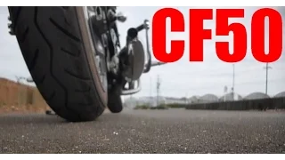 HONDA　CF50　シャリー　ツチノコ初期型風マフラーの音