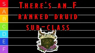 DND5e Druid Subclass Tier List Part 2