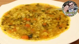 Постный Овощной суп с перловкой. Просто и вкусно. От кухня в Кайф.