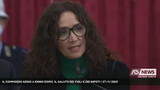 IL COMMOSSO ADDIO A ENNIO DORIS, IL SALUTO DEI FIGLI E DEI NIPOTI | 27/11/2021